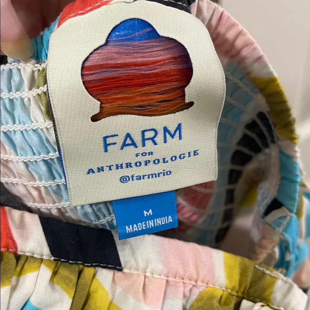 Farm Rio Sleeveless Ruffe Maxi Dress - Picture 6 of 8